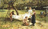 An Apple-gathering by Frederick Morgan